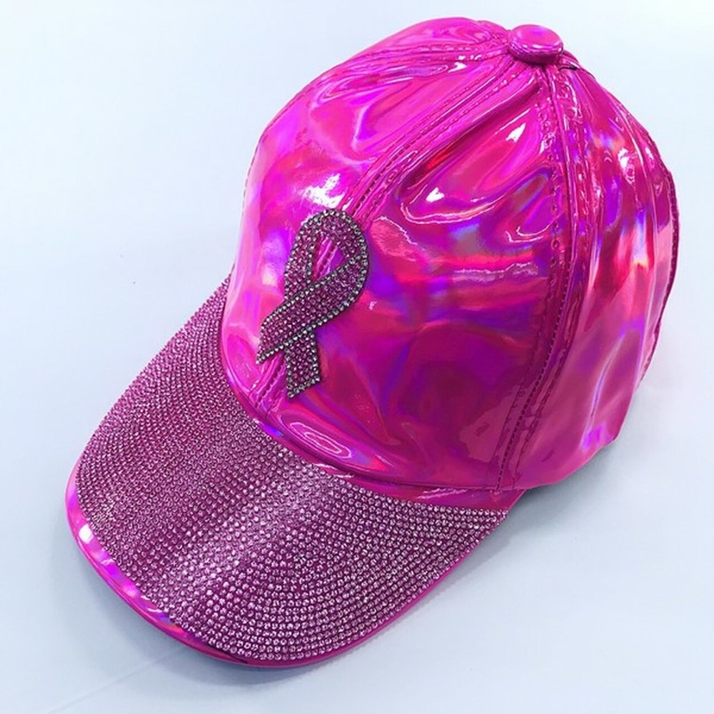 Think Pink Breast Cancer Awareness Baseball Cap